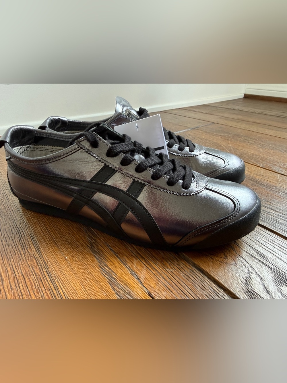 NWT Onitsuka Tigers Mexico 66 Gunmetal Black Size W9.5/M8